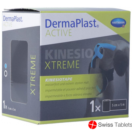 Dermaplast Active Kinesiotape Xtreme 5cmx5m Black buy online