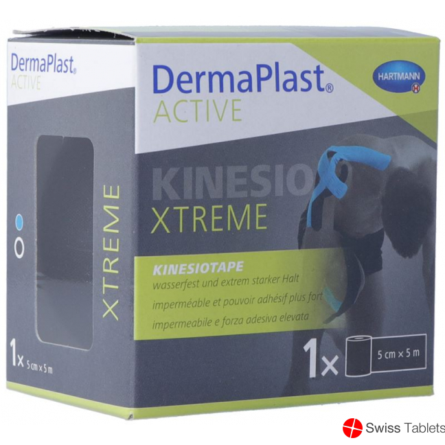 Dermaplast Active Kinesiotape Xtreme 5cmx5m Black buy online