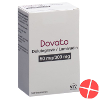 Dovato Filmtabletten 50/300mg Flasche 30 Stück Dovato Filmtabletten 50/300mg Flasche 30 Stück