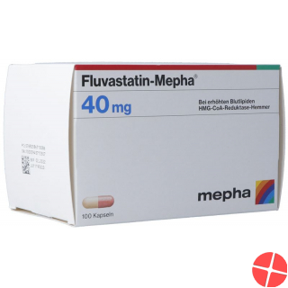 Fluvastatin Mepha Kaps 40 mg 100 pcs