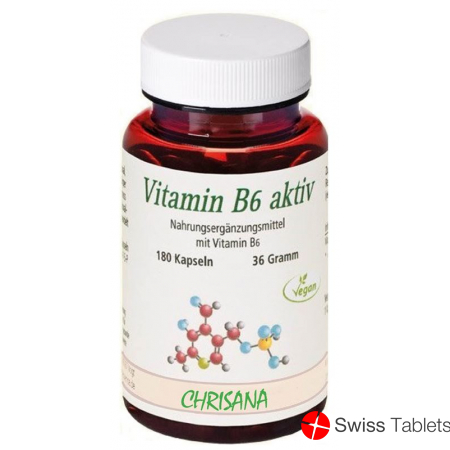 Chrisana Vitamin B6 Aktiv Kapseln Dose 180 Stück buy online