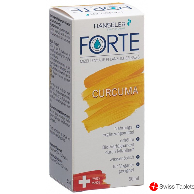 Hänseler Forte Curcuma Dropper Bottle 50ml buy online