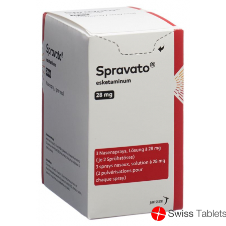 Spravato Nasenspray 28mg Flasche 3 Stück buy online
