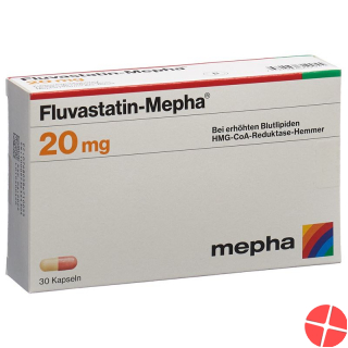 Fluvastatin Mepha Kaps 20 mg 30 pcs