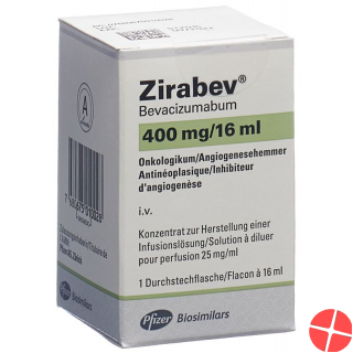 Zirabev Infusionskonzentrat 400mg/16ml Vial 16ml