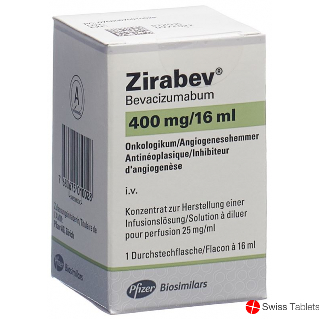 Zirabev Infusionskonzentrat 400mg/16ml Vial 16ml buy online