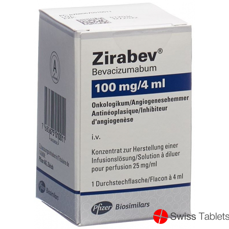 Zirabev Infusionskonzentrat 100mg/4ml Vial 4ml buy online