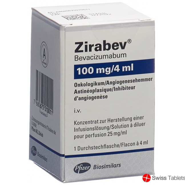 Zirabev Infusionskonzentrat 100mg/4ml Vial 4ml buy online
