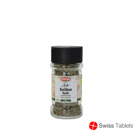 Morga Gewürz Basilikum Geschnitten Bio Glas 10g buy online