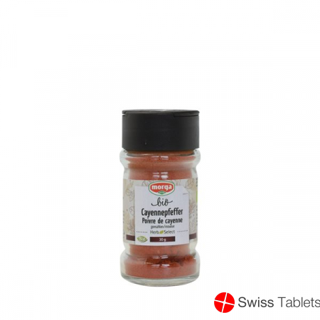 Morga Gewürz Cayennepfeffer Gemahlen Bio Glas 40 buy online
