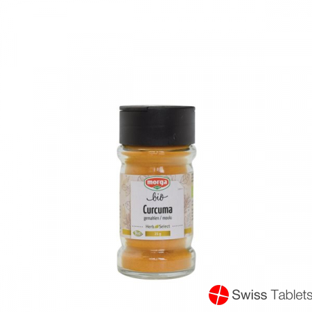 Morga Gewürz Curcuma Gemahlen Bio Glas 35g buy online