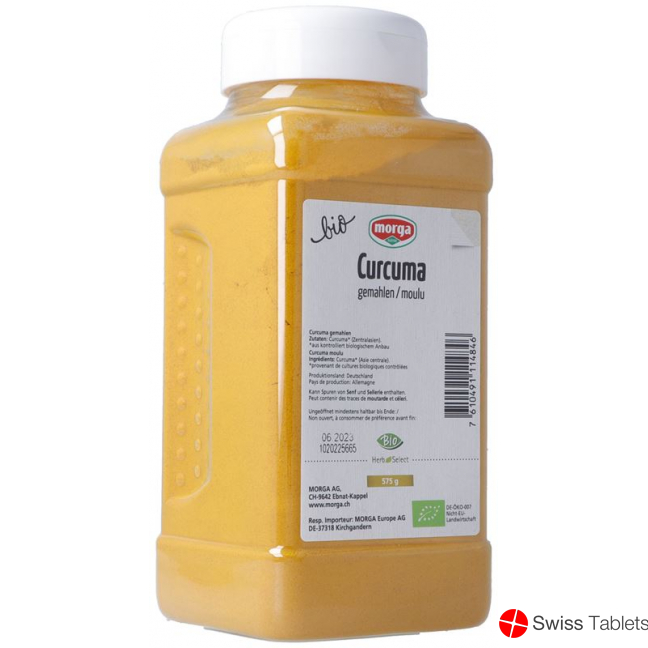 Morga Gewürz Curcuma Gemahlen Bio Dose 575g buy online