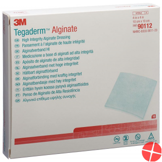3M Tegaderm Alginat Kompresse 10x10cm Neu 10 Stück