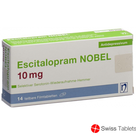 Escitalopram Nobel Filmtabletten 10mg 14 Stück buy online