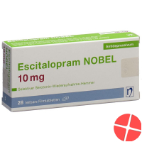 Escitalopram Nobel Filmtabletten 10mg 28 Stück