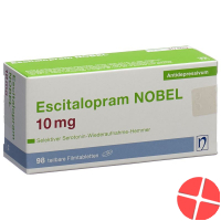 Escitalopram Nobel Filmtabletten 10mg 98 Stück
