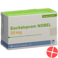 Escitalopram Nobel Filmtabletten 20mg 98 Stück