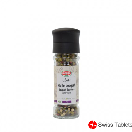 Morga Gewürz Pfefferbouquet Ganz Bio Mühle 45g buy online