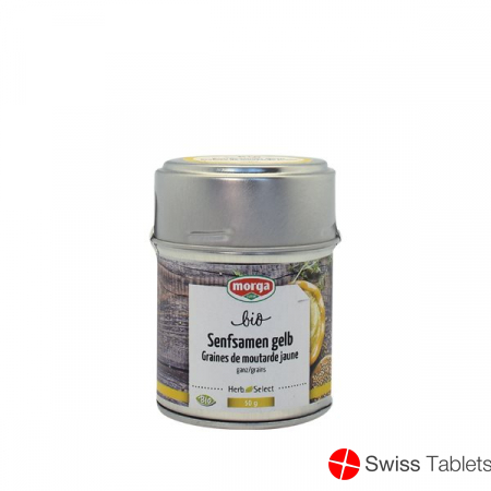 Morga Gewürz Senf Gelb Ganz Bio 75g buy online