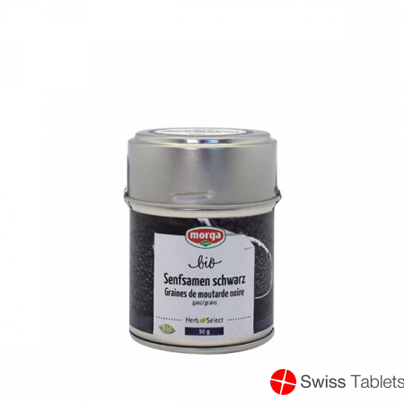Morga Gewürz Senf Schwarz Ganz Bio 75g buy online