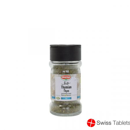 Morga Gewürz Thymian Geschnitten Bio Glas 9g buy online