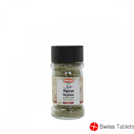 Morga Gewürz Majoran Geschnitten Bio Glas 7g buy online