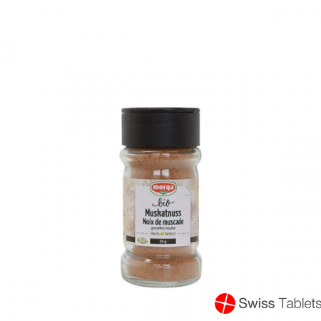 Morga Gewürz Muskatnuss Gemahlen Bio Glas 35g buy online