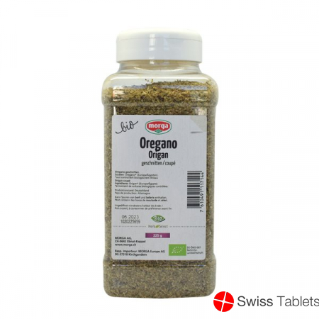 Morga Gewürz Oregano Geschnitten Bio Dose 225g buy online