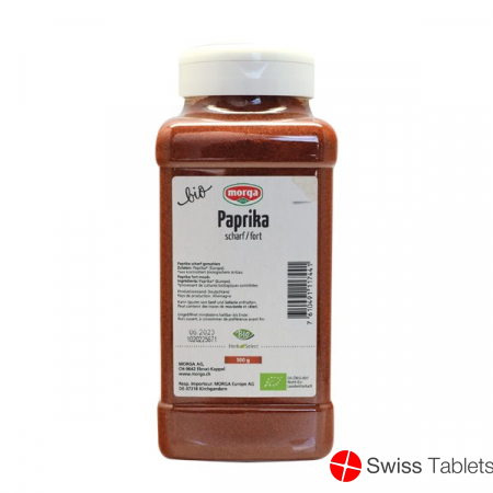 Morga Gewürz Paprika Scharf Gemahlen Bio Dose 500g buy online