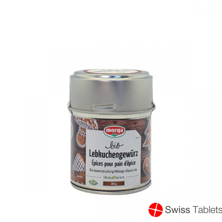 Morga Gewürz Lebkuchengewürz Bio Dose 30g buy online