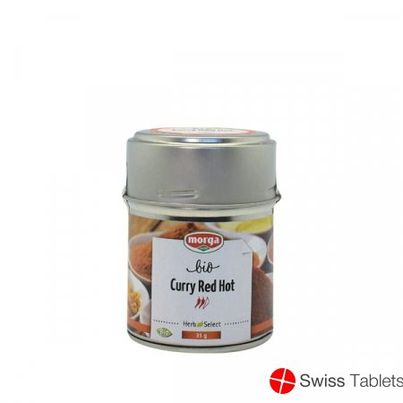 Morga Gewürz Curry Red Hot Bio Dose 40g buy online