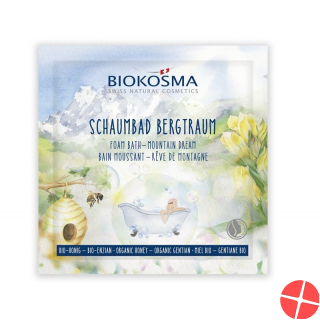 Biokosma Schaumbad Bergtraum gelber Enzian Honig Bio 25ml