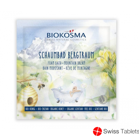 Biokosma Schaumbad Bergtraum gelber Enzian Honig Bio 25ml buy online