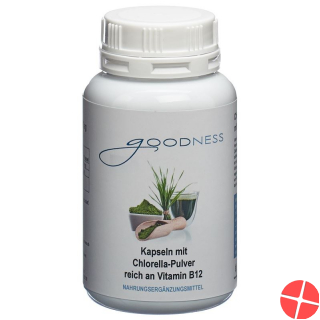 Goodness Chlorella Pulv Vit B12 Kapseln 600mg 90 Stück