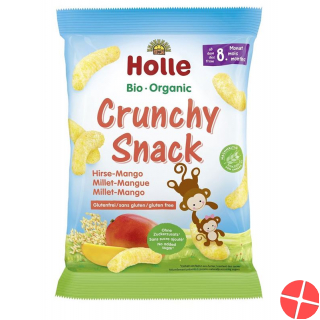 Holle Bio-Crunchy Snack Hirse Mango (neu) 25g Holle Bio-Crunchy Snack Hirse Mango (neu) 25g