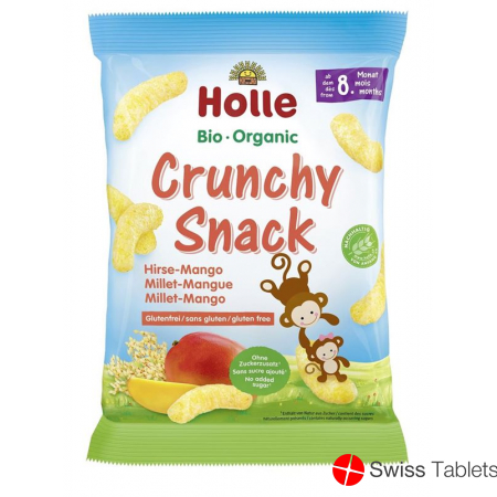 Holle Bio-Crunchy Snack Hirse Mango (neu) 25g buy online