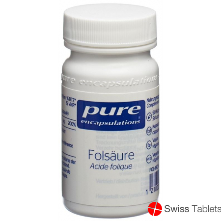 Pure Folsäure Kapseln Neu Dose 90 Stück buy online