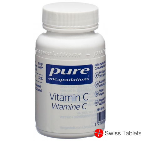 Pure Vitamin C Kapseln Neu Dose 90 Stück buy online