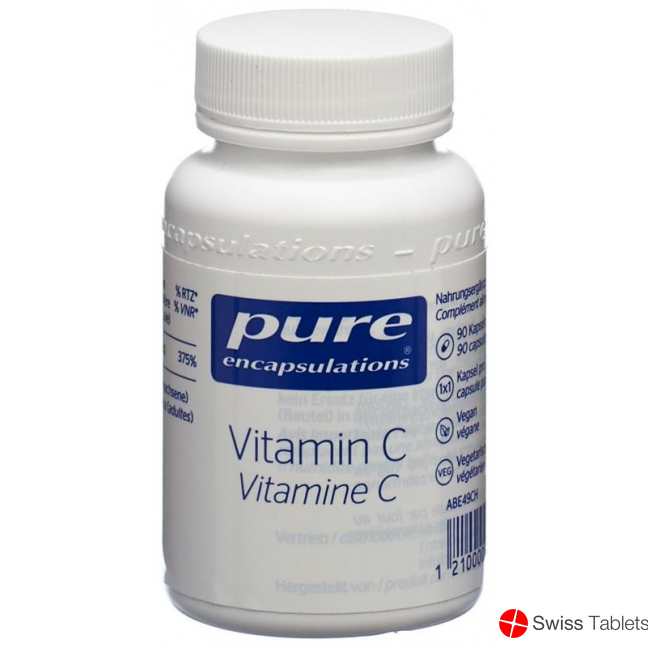Pure Vitamin C Kapseln Neu Dose 90 Stück buy online