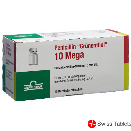 Penicillin Grünenthal 10 Mega Vial 10 Stück buy online
