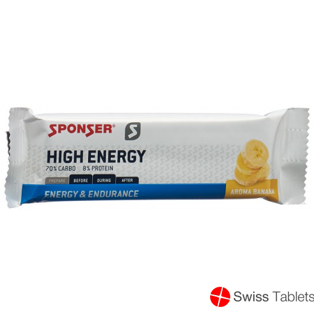 Sponser High Energy Bar Banane 45g buy online