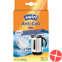 Swirl Anti Calc 3in1 Tabs 4x 18.5g