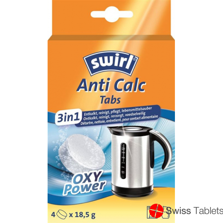 Swirl Anti Calc 3in1 Tabs 4x 18.5g buy online
