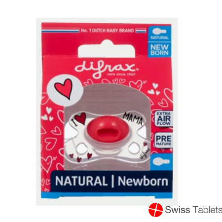Difrax Nuggi Natural -2/+2m I Love Silicone buy online