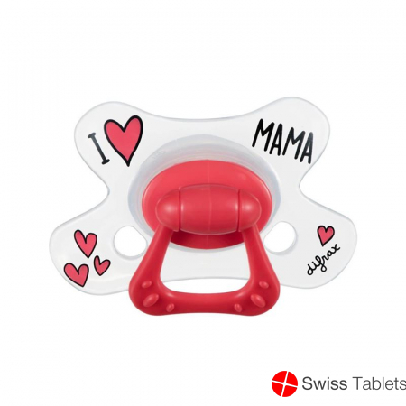 Difrax Nuggi Natural 12+m I Love Silicone buy online