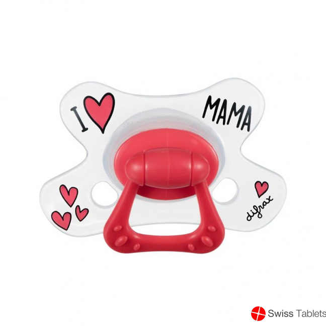Difrax Nuggi Natural 12+m I Love Silicone buy online