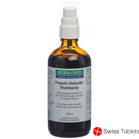 Herbamed Porpolis-Holunder Mundspray 100ml buy online