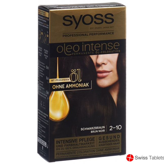 Syoss Oleo Intense 2-10 Black Brown buy online