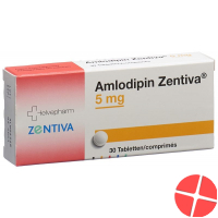 Amlodipin Zentiva Tabletten 5mg 30 Stück