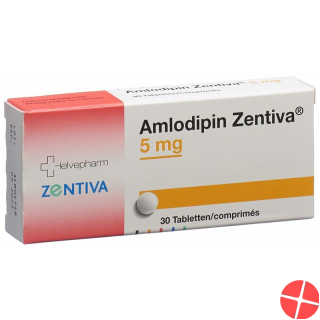 Amlodipin Zentiva Tabletten 5mg 30 Stück